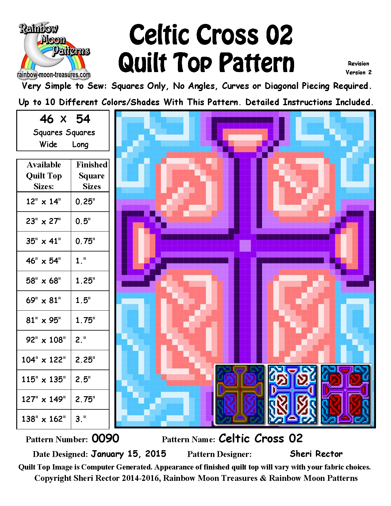 0090-celtic-cross-02-quilt-pattern